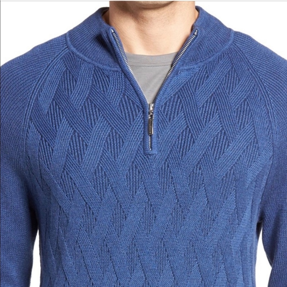 Tommy Bahama Ocean Crest Quarter Zip Sweater - NWT